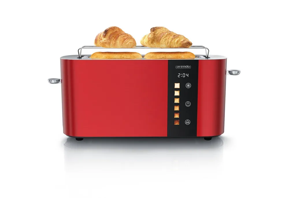 Arendo Toaster Edelstahl