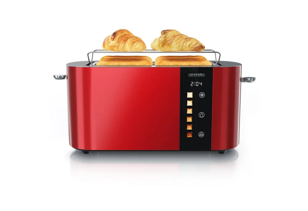 Arendo Toaster Edelstahl