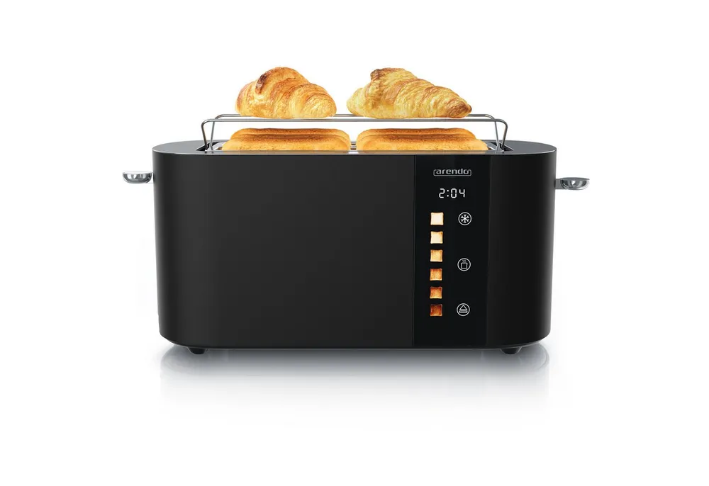 Arendo Toaster Edelstahl