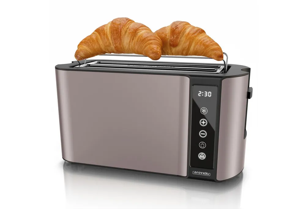 Arendo Toaster Wärmeisoliertes Doppelwandgehäuse