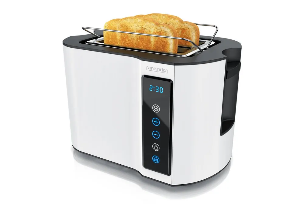 Arendo Toaster Wärmeisoliertes Doppelwandgehäuse