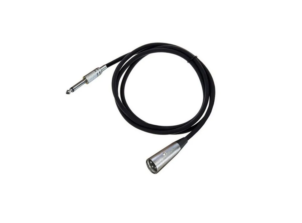 ARLI Mikrofonkabel 5m – XLR male auf 6,3 mm Klinke vergoldet Audio-Kabel, 6,35-mm-Klinke, XLR (500 cm), 3-polig symmetrisch für Mikrofon Mischpult Studio PA System