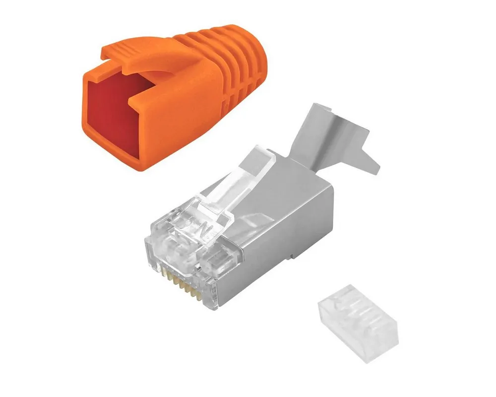 ARLI Netzwerkstecker Netzwerk-Adapter RJ45, Universal