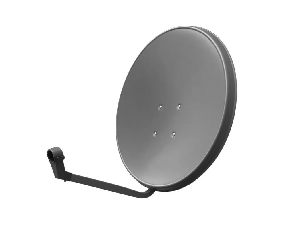 ARLI Sat Anlage SAT-Antenne (60,00 cm, Stahl, Feedarm l vielseitig einsetzbar)