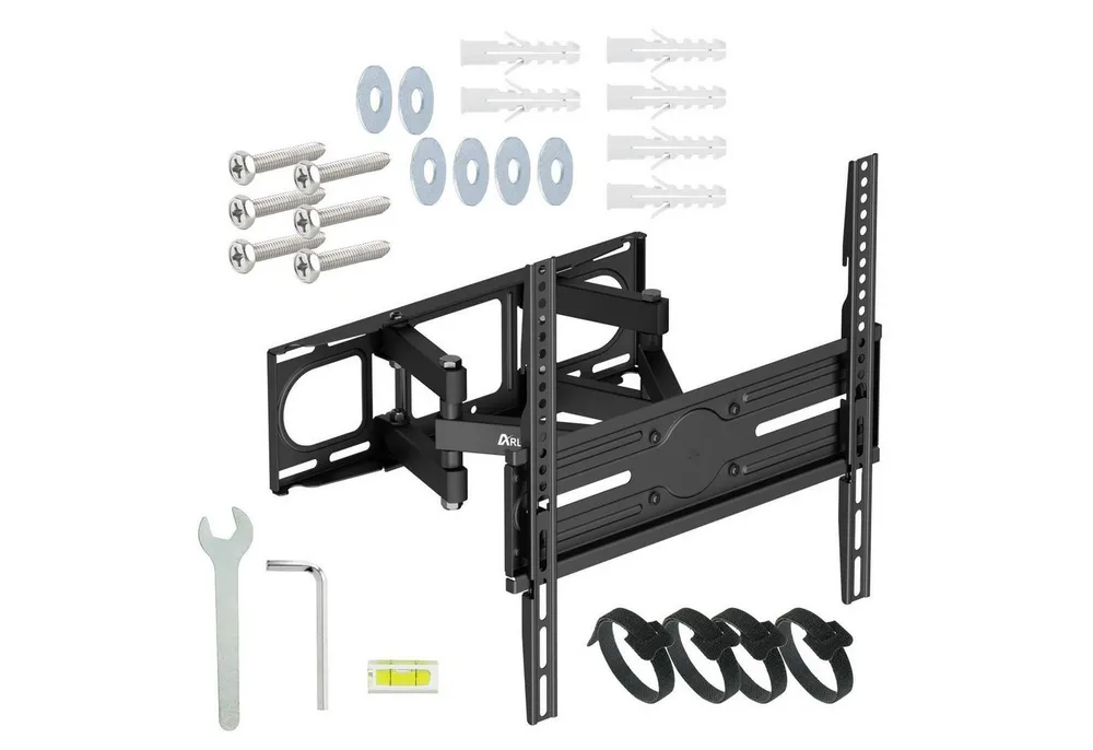 ARLI TV-Wandhalterung TV Wandhalter Wandhalter neigbar 32 40 43 49 50 52 55 zoll Fernseher, (bis 55,00 Zoll, 1-tlg., Inklusive Wasserwaage, VESA Norm)
