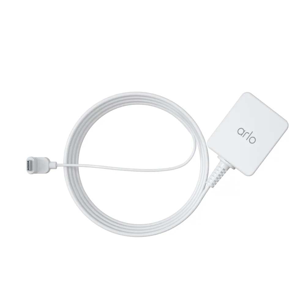 Arlo Essential 2 Outdoor Ladekabel PADPT - Weiß