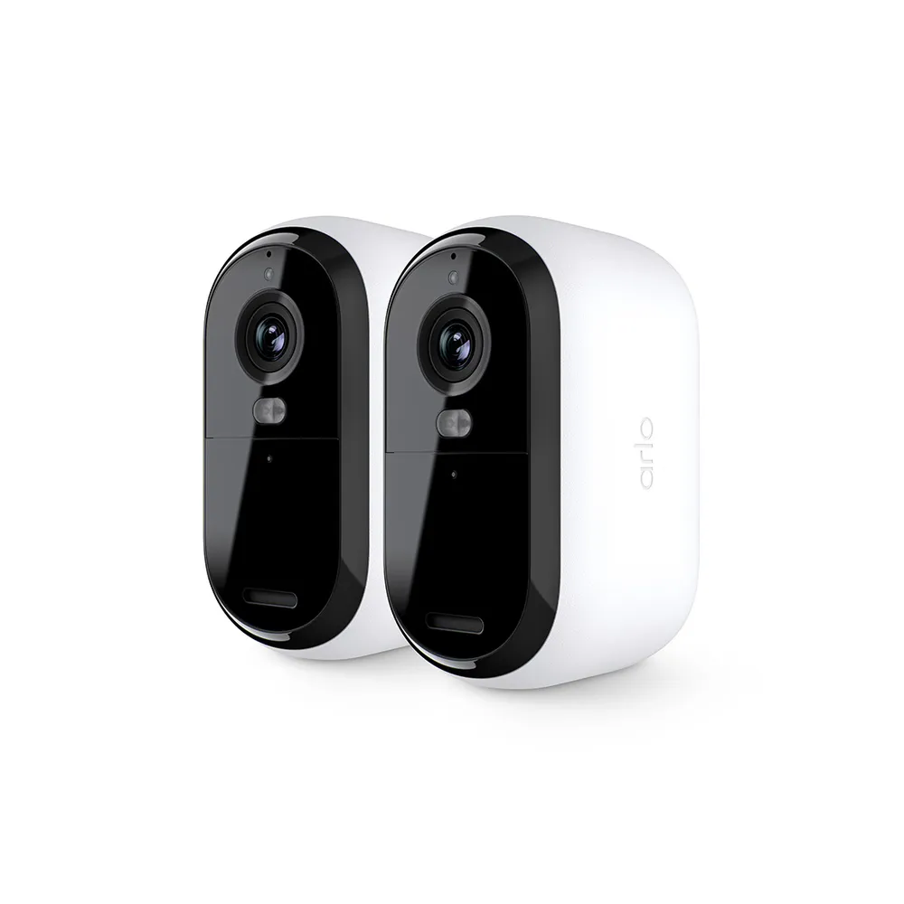 Arlo Essential 3 2K-Sicherheitskamera - 2er-Set - Weiß