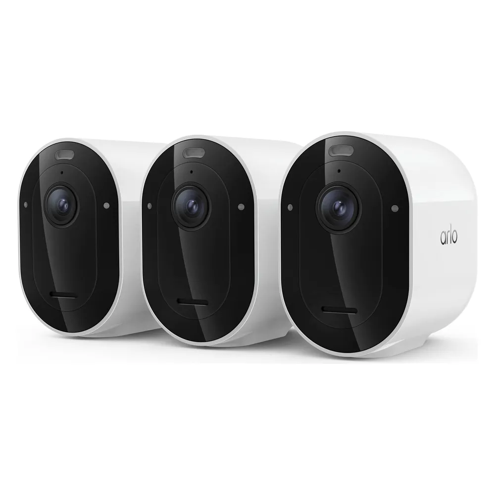 Arlo PRO 6 2K+ Überwachungskamera - 3er-Set - Weiß