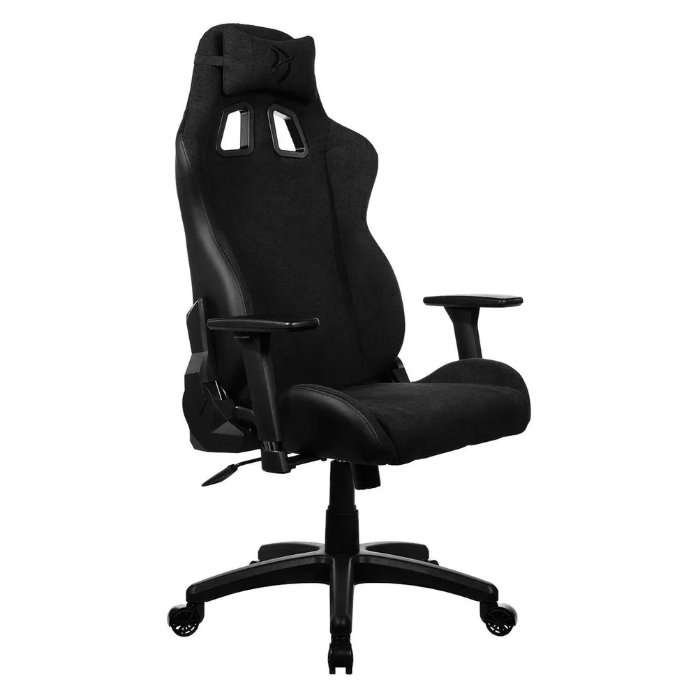 Avanti Soft Fabric Gaming-Stuhl, Pure Black