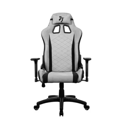 Gamingstuhl Arozzi Avanti SoftFabric Light Pilkas 3D Armlehnen 120 kg Grau