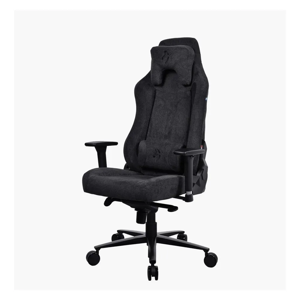 Vernazza Soft Fabric Gaming-Stuhl, Pure Black