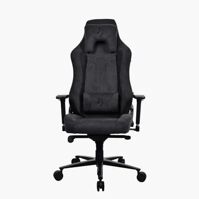 Vernazza Soft Fabric Gaming-Stuhl, Pure Black