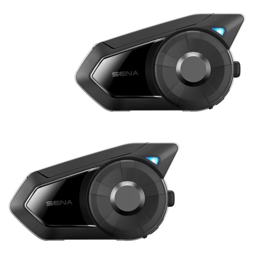 Intercom Motorrad Arsenal 30k Evo Duo kabellos Bluetooth 5.0 mit Geräuschunterdrückung Schwarz