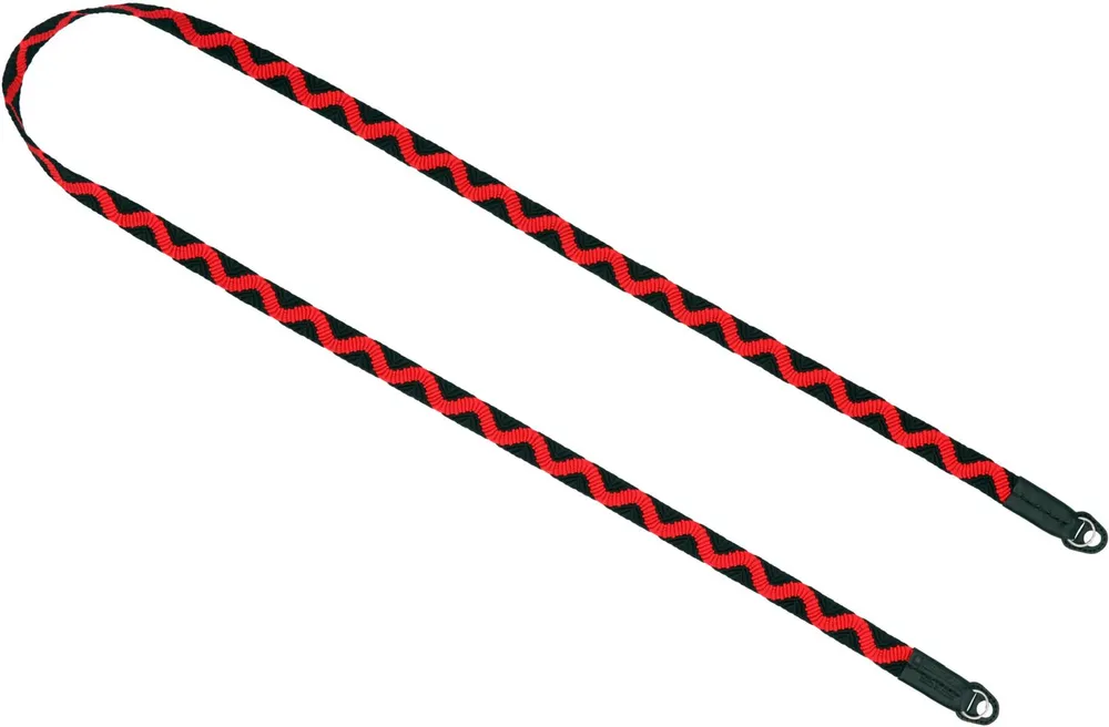 Artisan&Artist ACAM-318 BKRE Kameragurt Seide extra lang schwarz rot