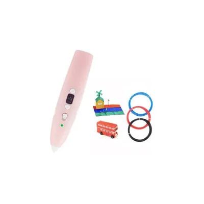 3D Stift Niedrigtemperatur PCL Filament Multicolor Set inkl. 5 Farben USB Wiederaufladbar