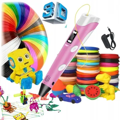 Arzopa Smart 3D Stift 36 m, 12 Farben Pink