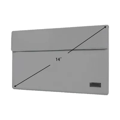 ARZOPA Tragbarer Monitor Schutzhülle 14" PU-Leder Magnetverschluss Wasserdicht