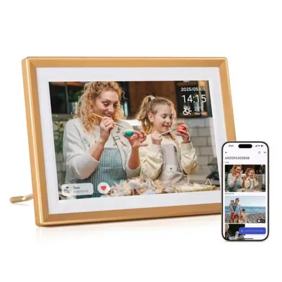 Digitaler Bilderrahmen Arzopa 10,1" Touchscreen IPS Cloudspeicher Wi-Fi Anti-Glare
