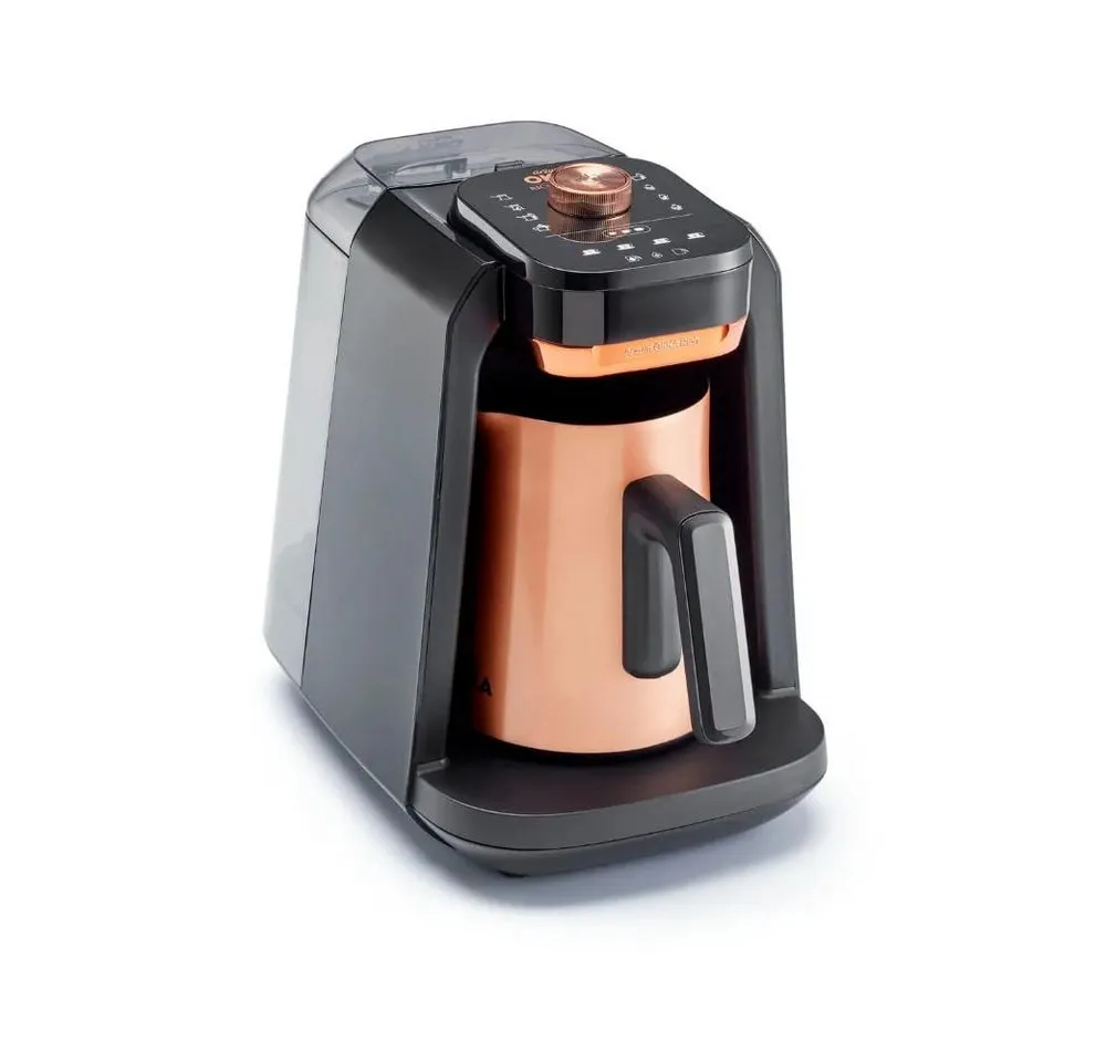 Arzum Kaffeevollautomat OK0038, Digitale Bedienung, Kalt- & Heißgetränke, Milchschaum, Automatik