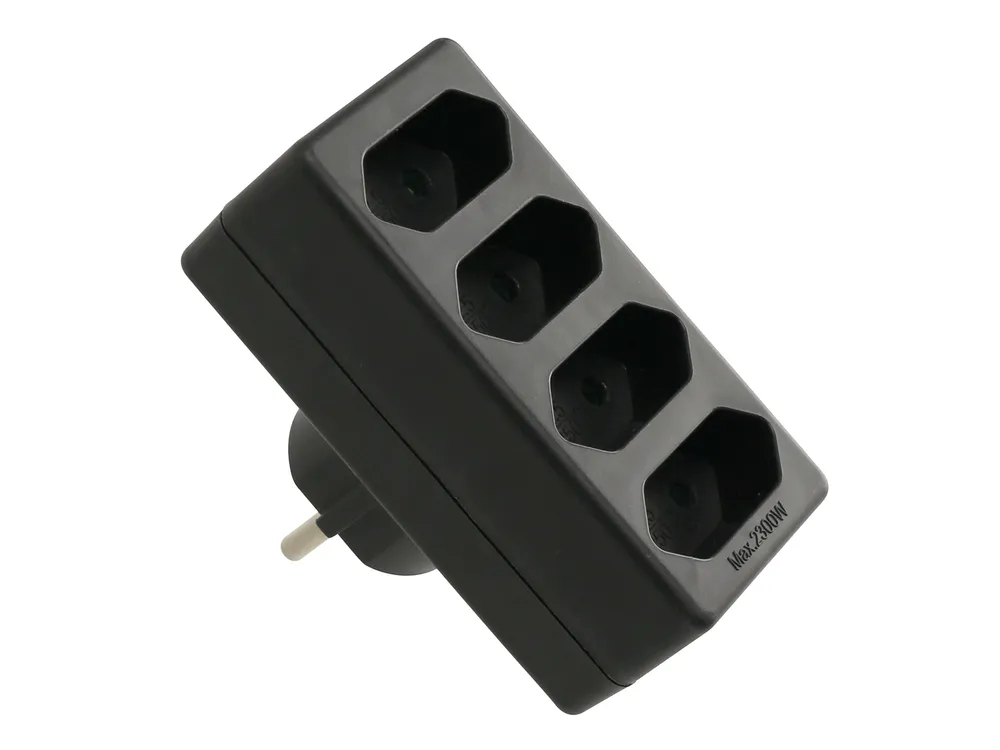 AS SCHWABE Euro-Vierfach-Stecker