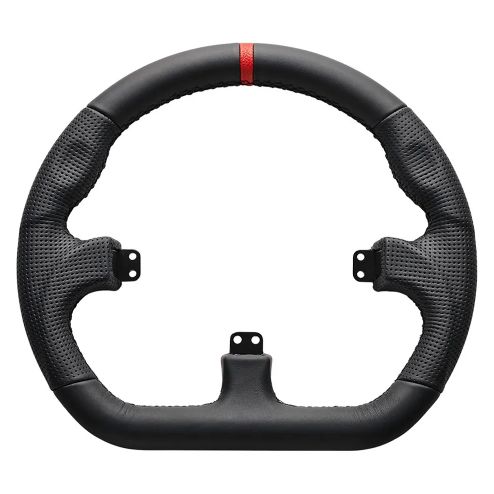 Asetek SimSports GT Rim - Closed D, Leder - schwarz