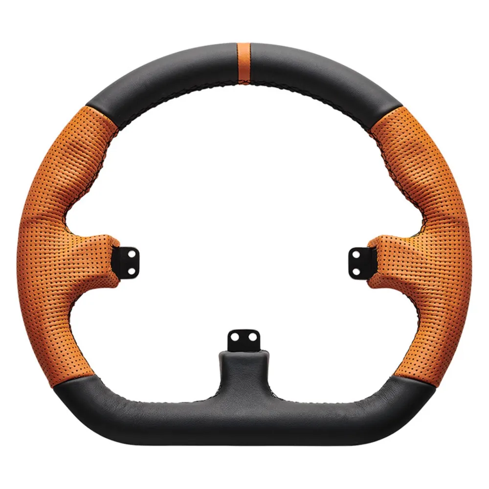 Asetek SimSports GT Rim - Closed D, Leder - orange