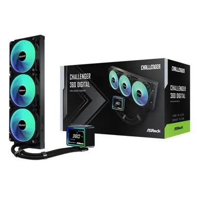 Refrigeración Líquida AsRock Challenger 360 Digital 360mm 3 Lüfter LED
