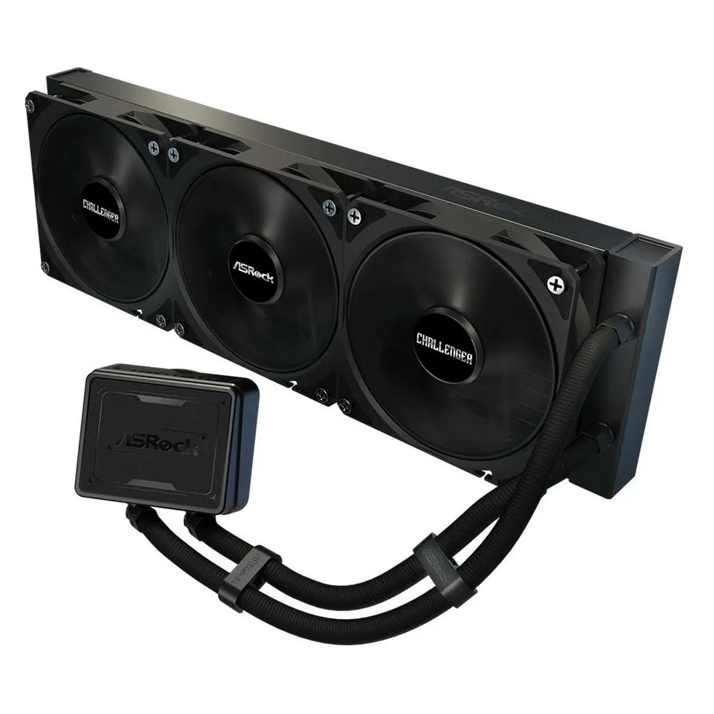 Refrigeración Líquida Asrock Challenger Pure 360 360mm 3 Lüfter Schwarz