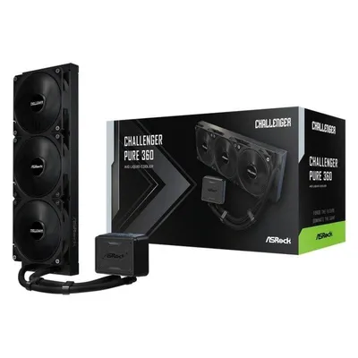 Refrigeración Líquida Asrock Challenger Pure 360 360mm 3 Lüfter Schwarz