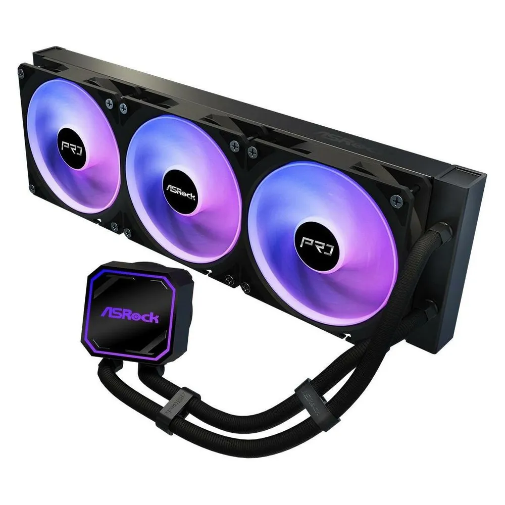 Refrigerung Flüssig AsRock CPC Pro 360 ARGB 360mm 3 Lüfter ARGB