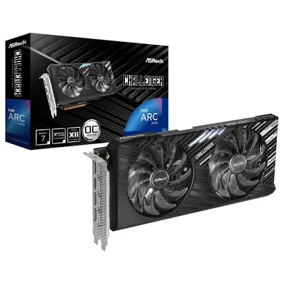 Asrock Intel Arc A770 Challenger SE 16 GB GDDR6 HDMI Tri DisplayPort PCIe Grafikkarte