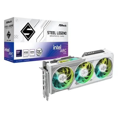 Asrock Intel Arc B580 Steel Legend 12 GB GDDR6 OC Tri DisplayPort-Grafikkarte