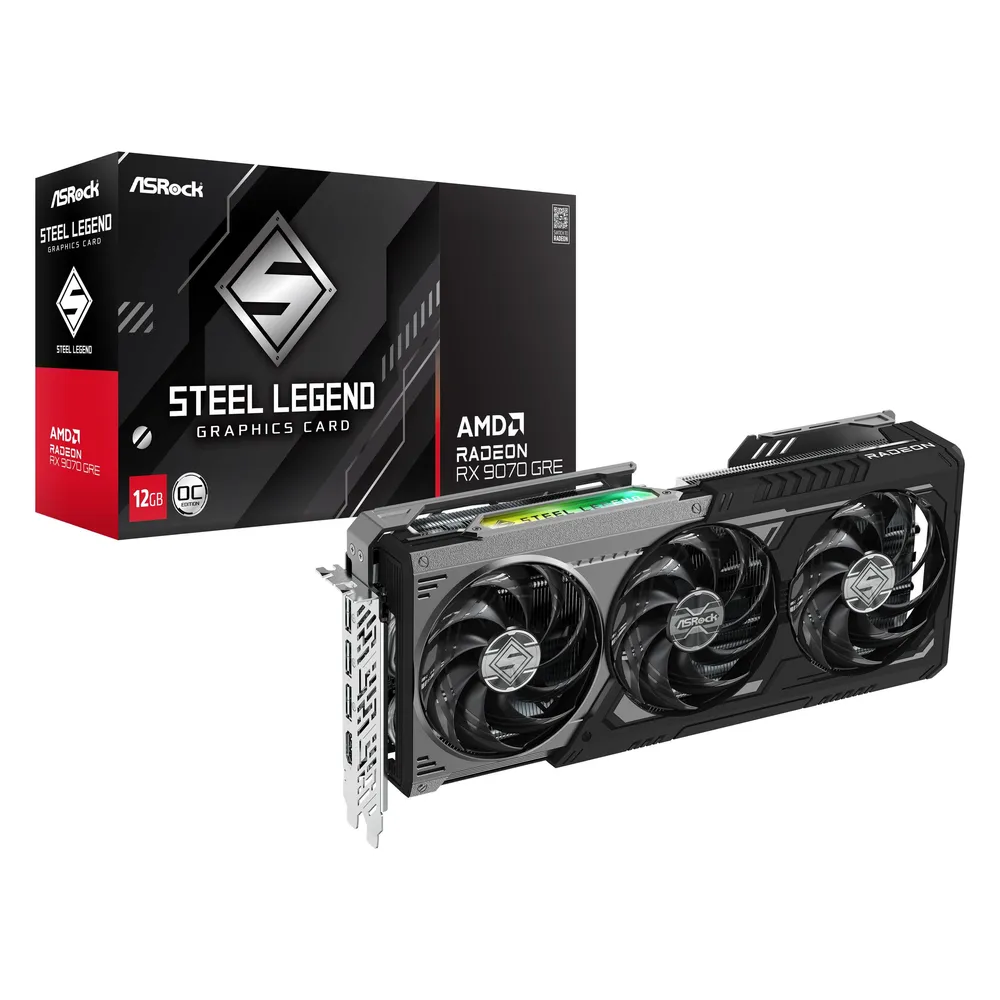 Grafikkarte AsRock Radeon RX 9070 GRE 12GB GDDR6 PCIe 5.0