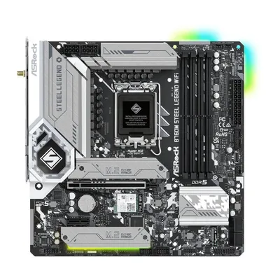 Asrock Intel B760 LGA 1700 Micro ATX DDR5 WiFi 6E Bluetooth 5.3 RGB-Motherboard