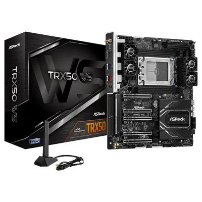 Asrock AMD TRX50 sTR5 E-ATX TRX50 WS DDR5 WiFi 6E Multi-GPU PCIe 5.0-Motherboard