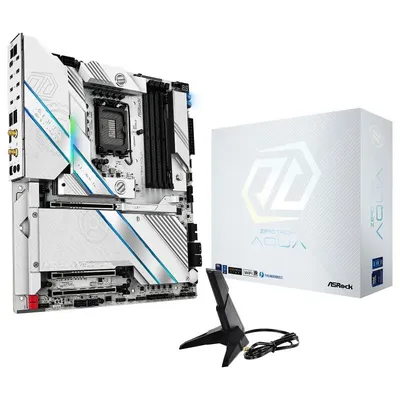 ASRock Z890 E-ATX LGA 1851 Mainboard Taichi AQUA PCIe 5.0 Thunderbolt 4 WiFi 7 10GbE