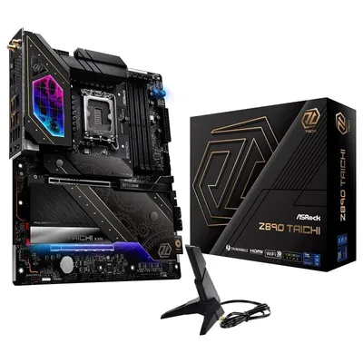 ASROCK Z890 Motherboard LGA1851 ATX Taichi DDR5 PCIe 5.0 Multi-GPU Audio Premium