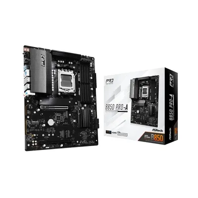 Asrock B850 AM5 ATX Pro-A DDR5 PCIe 5.0 Motherboard USB 3.2 LAN Audio UEFI