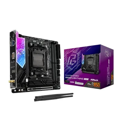 Asrock B850 AMD AM5 Mini ITX Phantom Gaming Lightning WiFi Hauptplatine