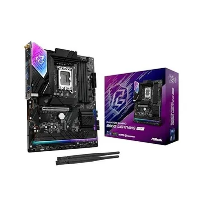 Motherboard Asrock B860 Lightning WiFi Intel B860 LGA1851 DDR5 ATX WiFi 6E M.2 PCIe 5.0 2.5GbE RAID