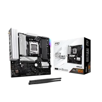Asrock B850M AM5 Micro ATX Pro Race Sport WiFi DDR5 PCIe 5.0 VRM Robustes Motherboard