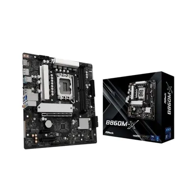 Motherboard Asrock B860M-X B860 LGA1851 DDR5 Micro ATX 2.5GbE M.2 RAID