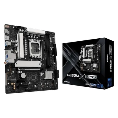 Motherboard AsRock B860M-X Gen5 Intel B860 LGA 1851 DDR5 Micro ATX 2.5GbE RGB