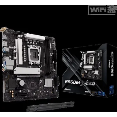 Motherboard ASRock B860M-X WiFi R2.0 Intel B860 LGA1851 DDR5 Micro ATX WiFi 6E