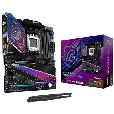 Motherboard Asrock X870 NOVA WIFI AM5 DDR5 ATX 5GbE RGB