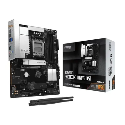 Motherboard AsRock B850 Rock WiFi 7 AMD B850 AM5 DDR5 ATX 2.5GbE RGB