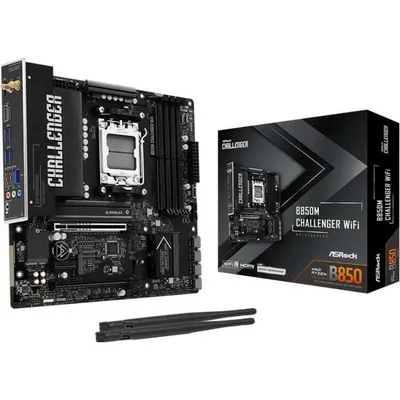 Motherboard AsRock B850M Challenger AMD B850 AM5 DDR5 Micro ATX WiFi PCIe 5.0
