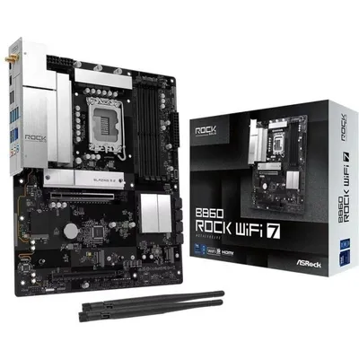Mainboard ASRock B860 Challenger WiFi Intel B860 LGA1851 DDR5 ATX Bluetooth 2.5GbE