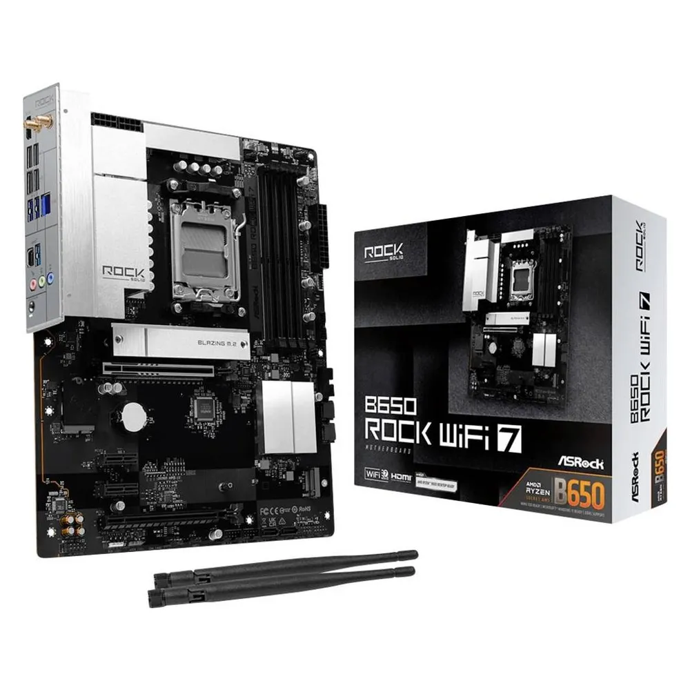 Mainboard AsRock B650 Rock AM5 DDR5 ATX WiFi 7 PCIe 5.0