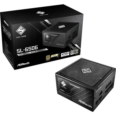 Asrock 650W Netzteil 80 PLUS Gold Zertifizierung Steel Legend Advanced Protection